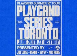 PLAYGRND Series at History