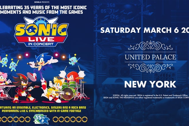 Sonic Live in Concert in New York promotional photo for Promoter presale tickets offer