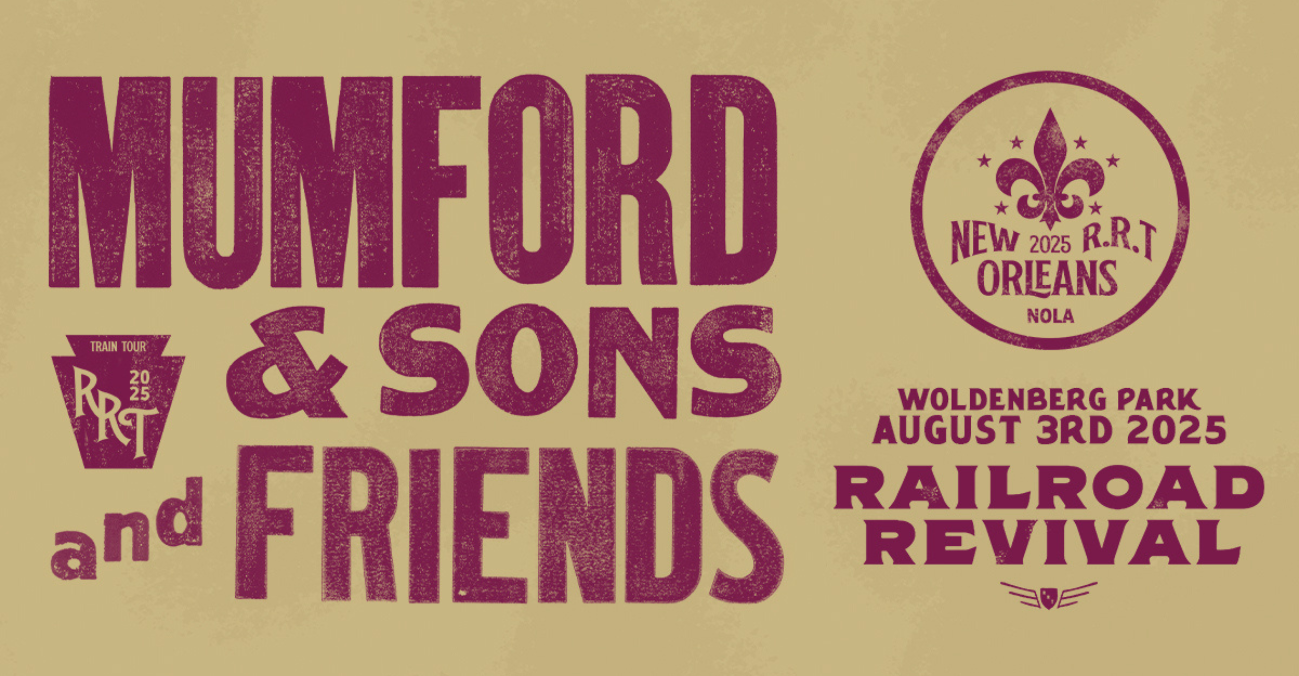 Mumford & Sons and Friends Railroad Revival Tour