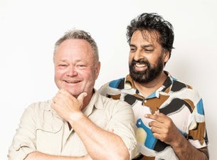 Bilde for arrangement  Fredrik & Zahid løser ingenting - live!