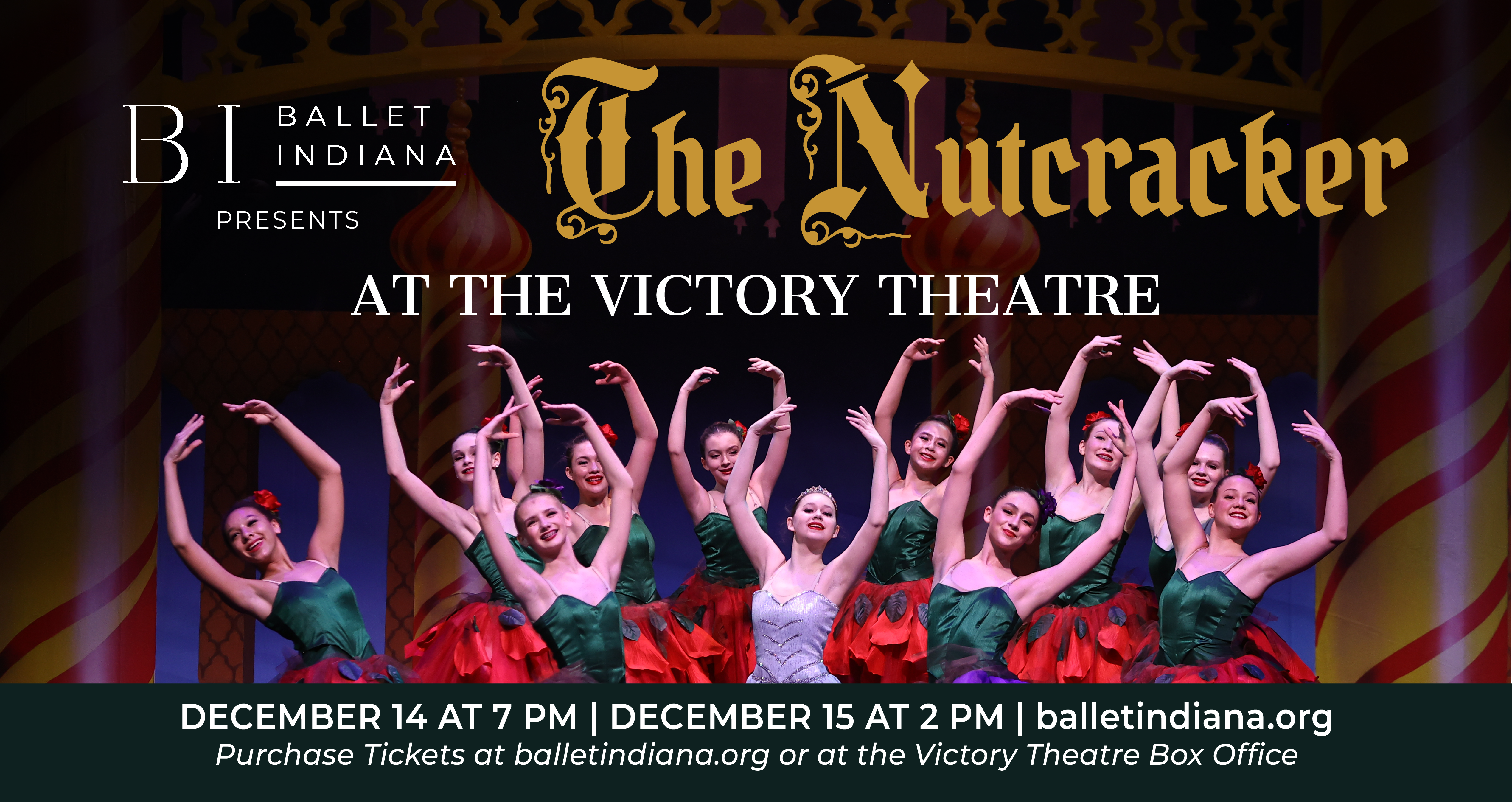 Ballet Indiana Presents The Nutcracker at Victory Theatre – Evansville, IN