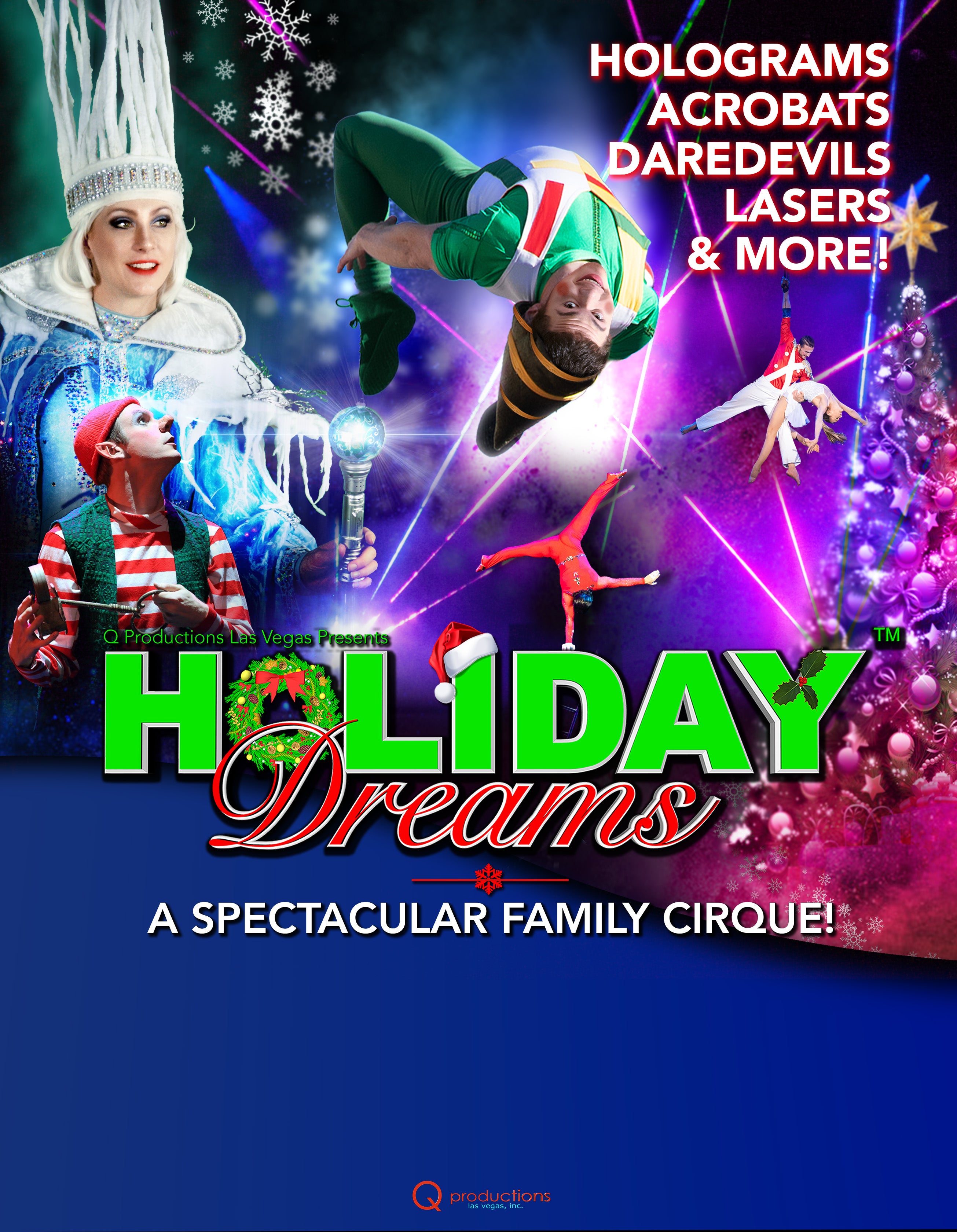 Holiday Dreams, A Spectacular Holiday Cirque! at Route 66 Casino – Albuquerque, NM