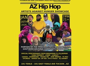 Arizona Hip Hop Artists Against Hunger Showcase @ 191 Toole concert