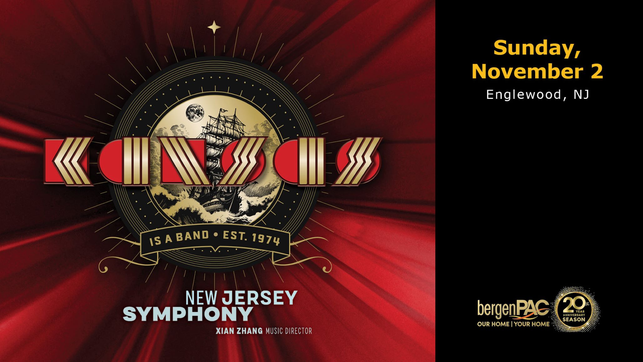 Kansas & New Jersey Symphony Chamber Players at Bergen Performing Arts Center – Englewood, NJ