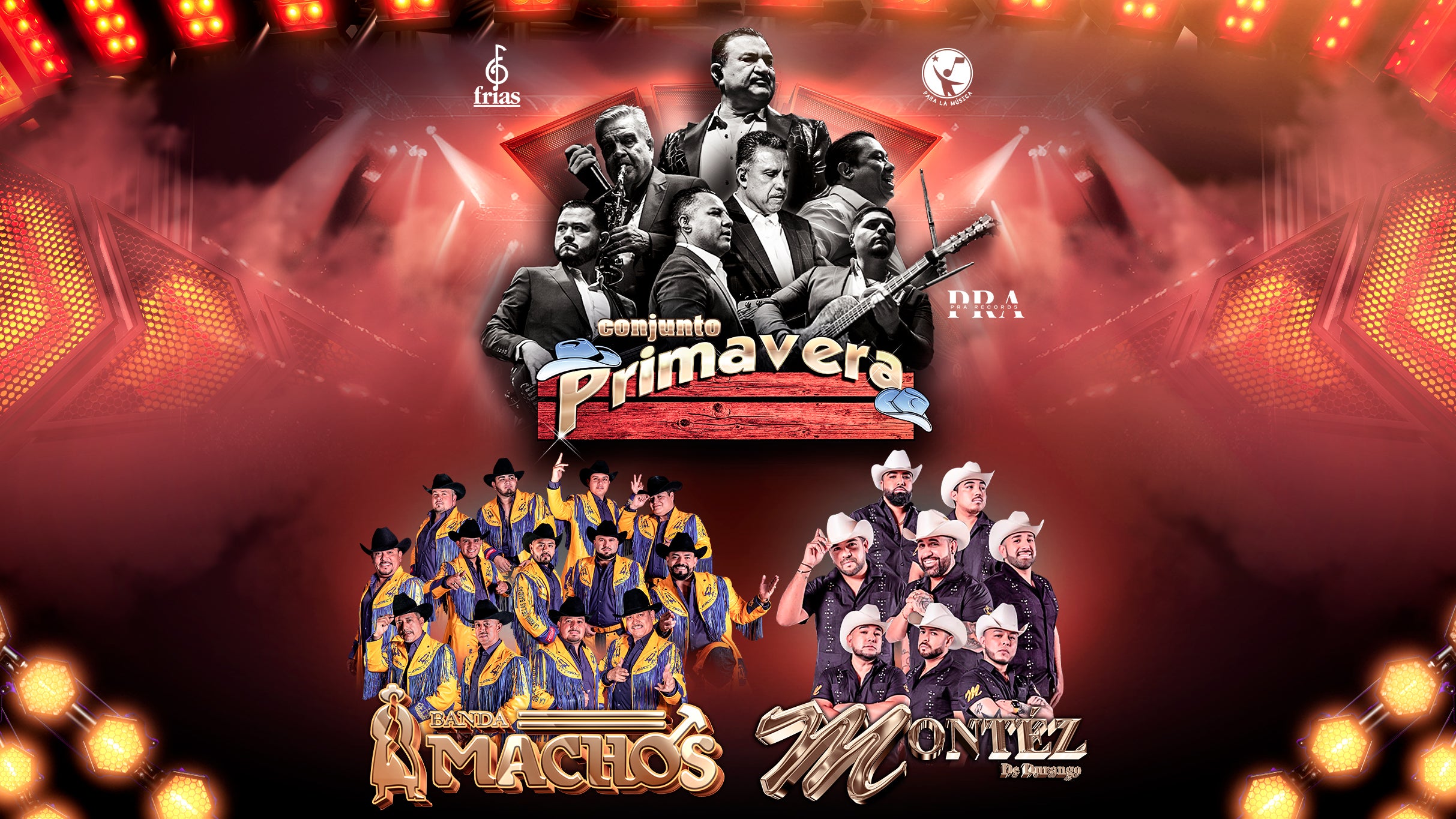 Conjunto Primavera, Banda Machos, Monte de Durango concert image