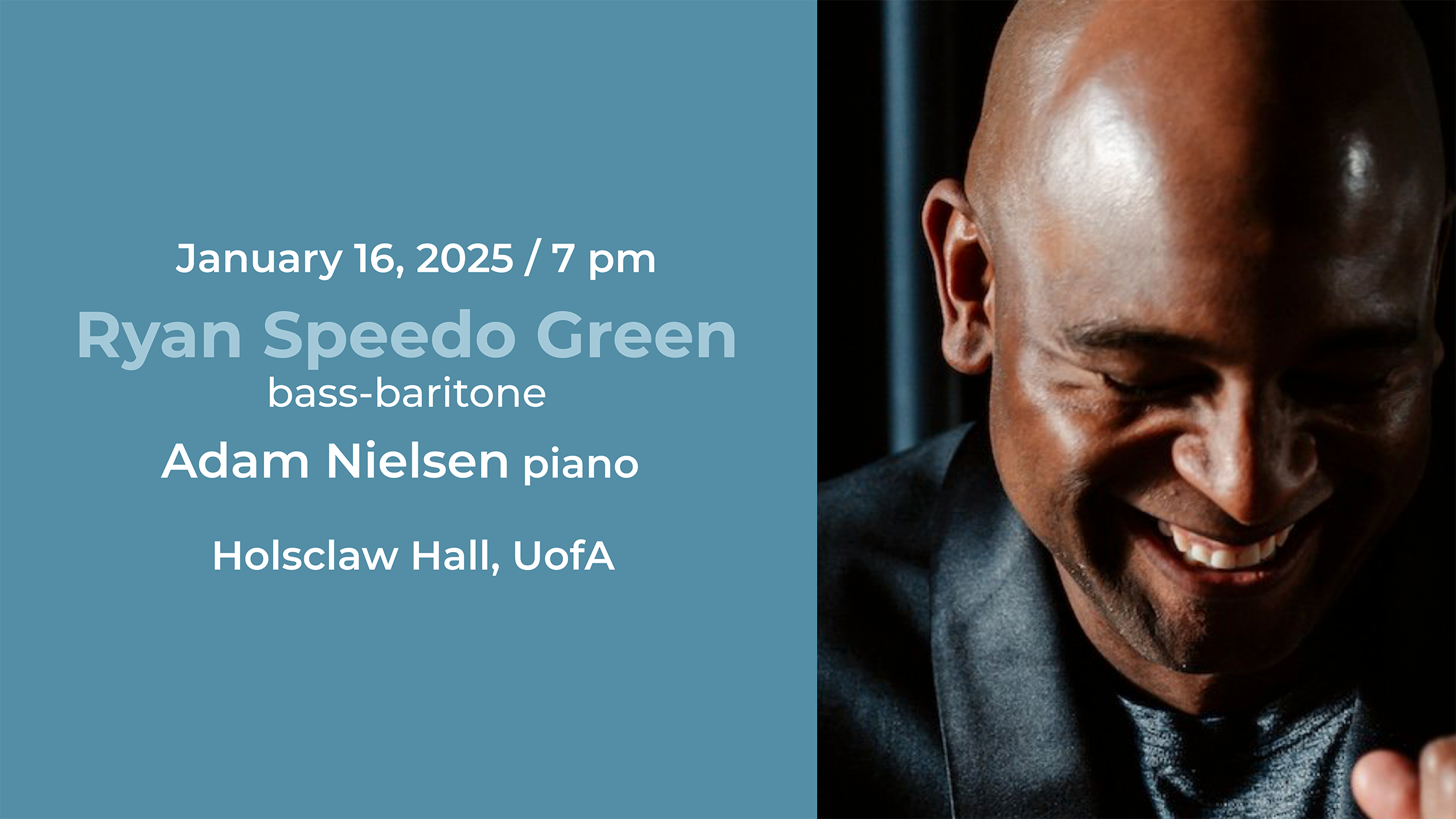 Recital: Ryan Speedo Green, Bass-baritone With Adam Neilsen, Piano