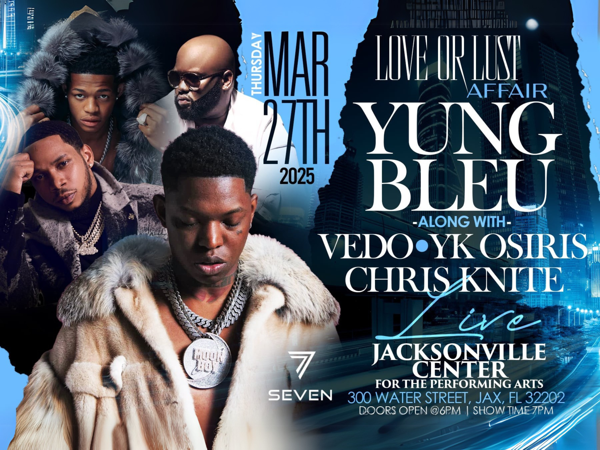 Yung Bleu and Vedo at Jacksonville Center for the Performing Arts – Moran Theater – Jacksonville, FL