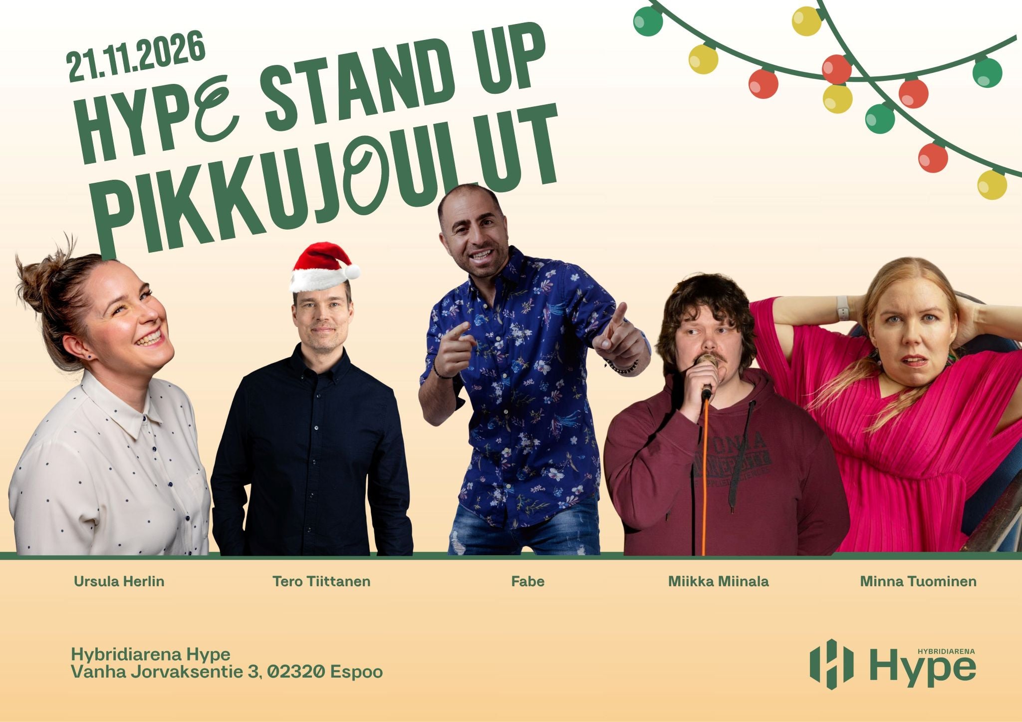 Hype Stand Up pikkujoulut