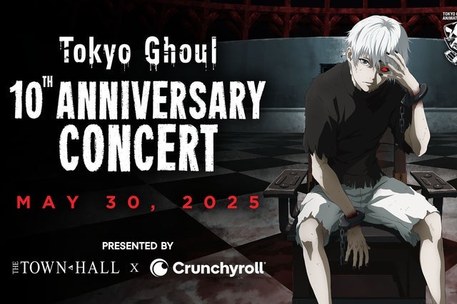 The Town Hall X Crunchyroll Present Tokyo Ghoul 10th Anniversary Conce in New York promotional photo for 2-for-1 presale tickets offer