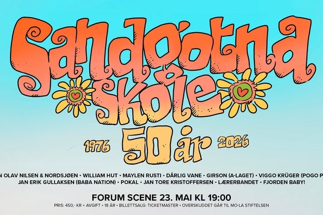 Ticket Reselling Sandgotna skole - 50 &aring;r