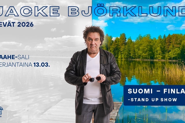 Ticket Reselling Jacke Bj&ouml;rklund: Suomi - Finland -stand up show