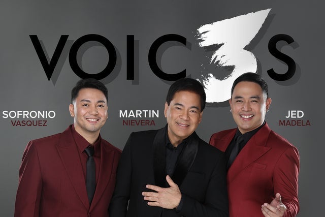 Ticket Reselling VOIC3S Featuring: Martin Nievera, Jed Madela, and Sofronio Vasquez