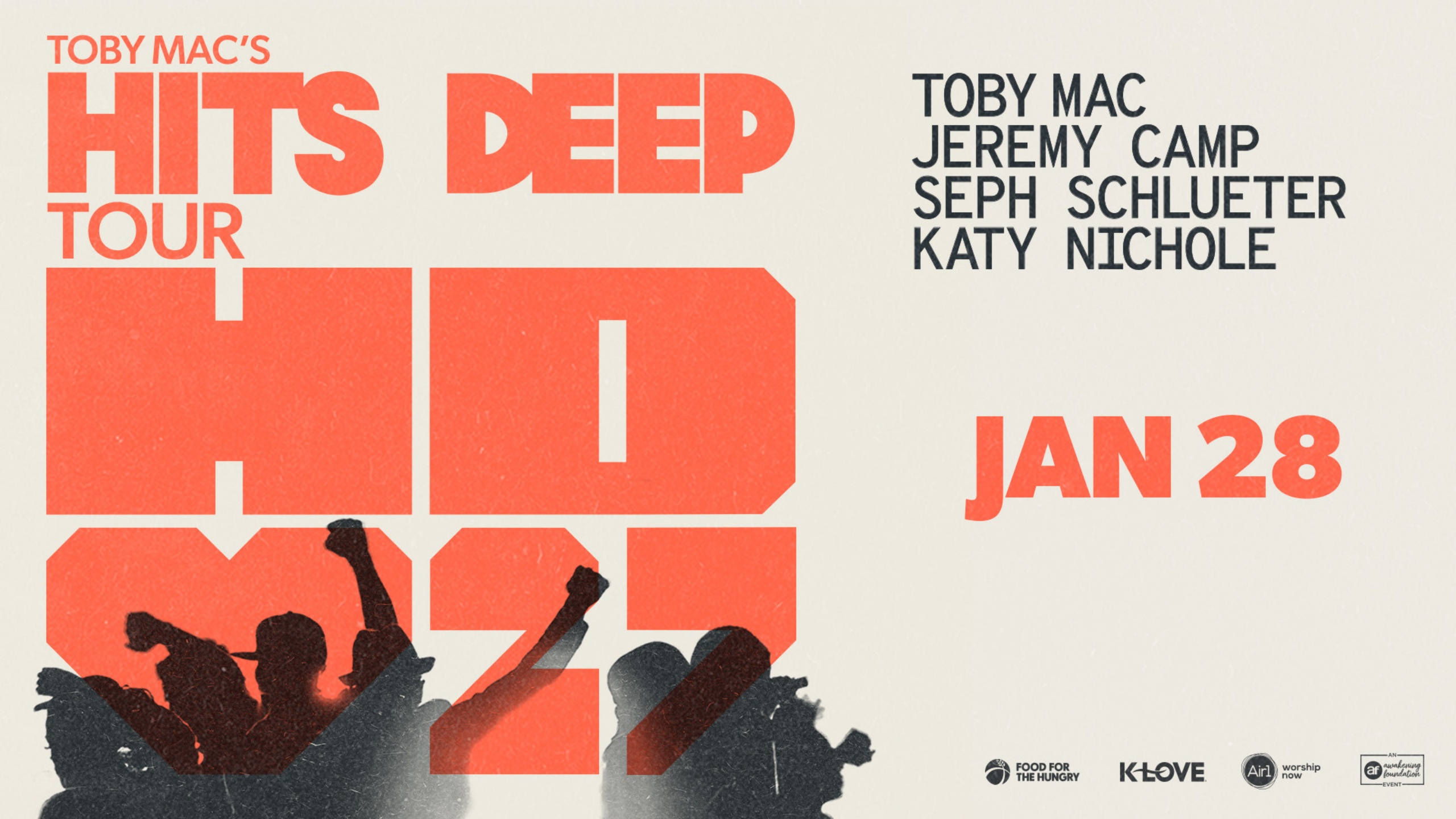 TOBYMAC with Jeremy Camp, Seph Schlueter, Katy Nichole: Hits Deep Tour