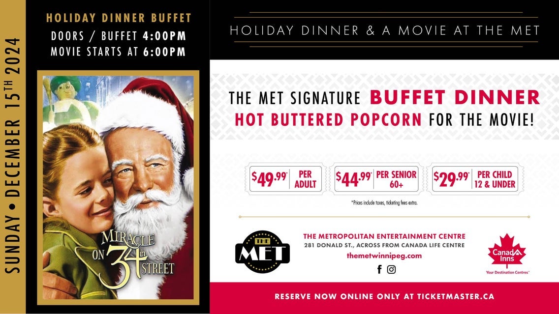 The MET Dinner & A Movie - Miracle on 34th St (1947)