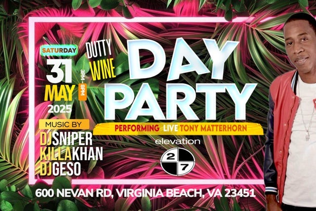 The Dutty Whine Day Party with Tony Matterhorn