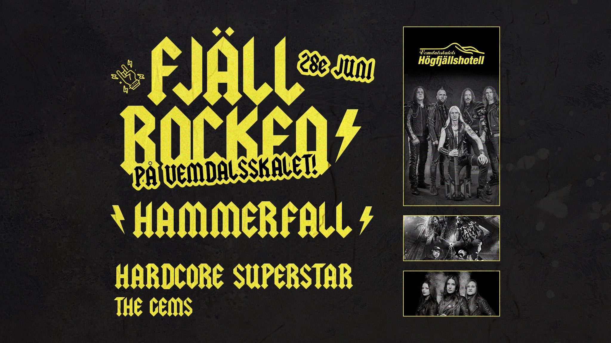 FjällRocken på Vemdalsskalet 