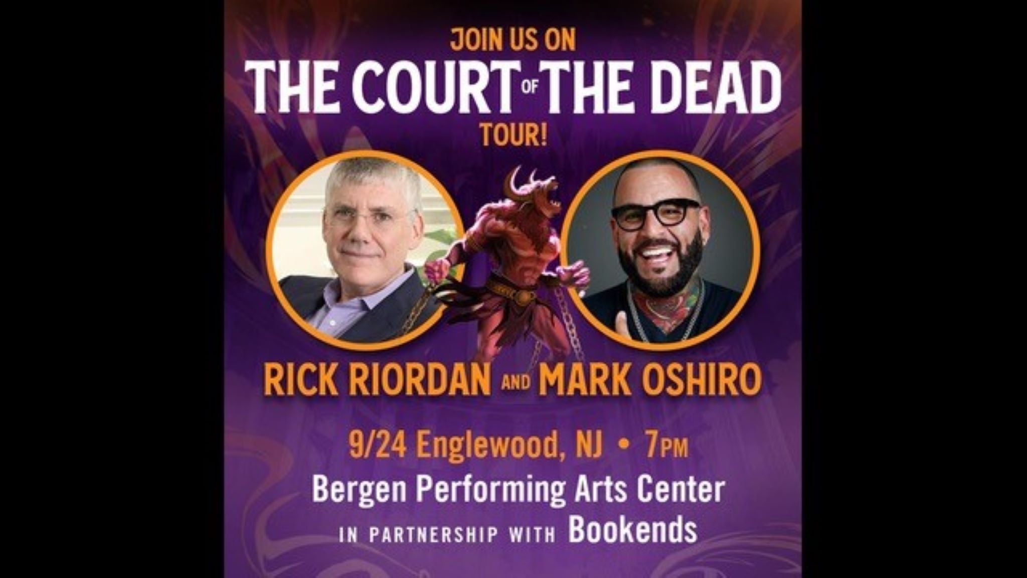 The Court of The Dead Tour with Rick Riordan and Mark Oshiro