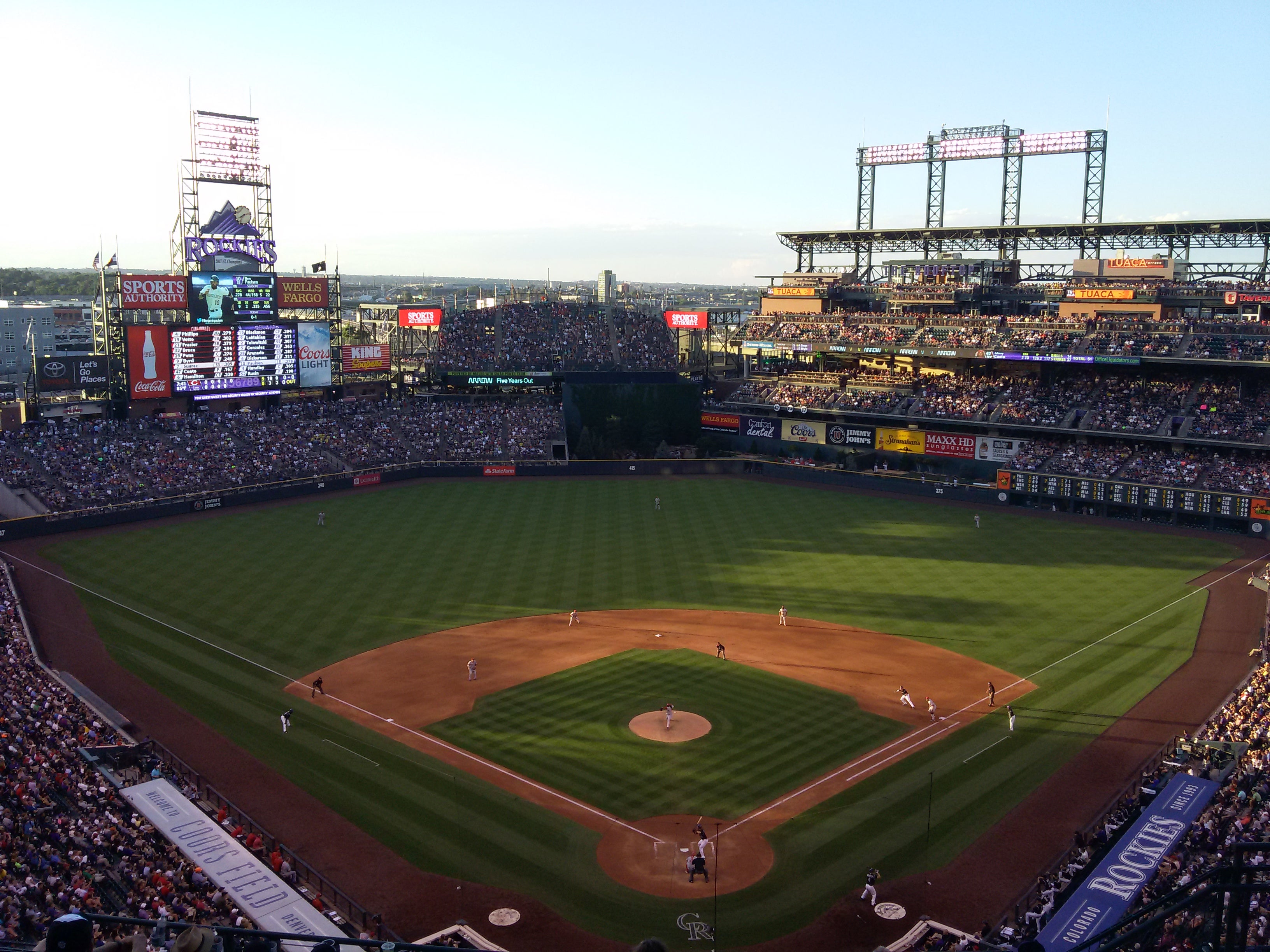 Coors Field Seating Chart Pdf