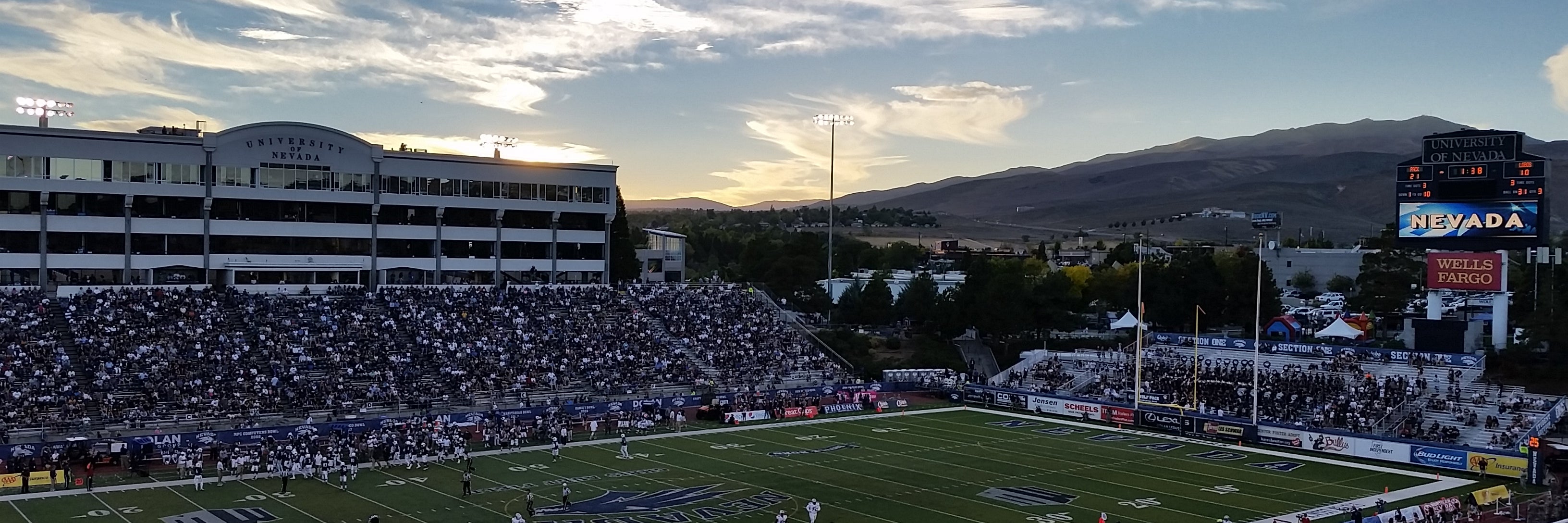 Mackay Stadium Seating Chart