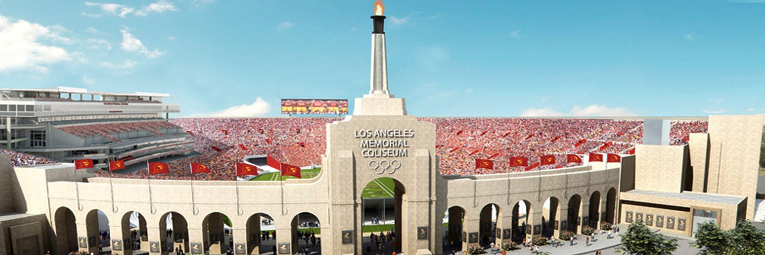 Los Angeles Coliseum Seating Chart With Seat Numbers