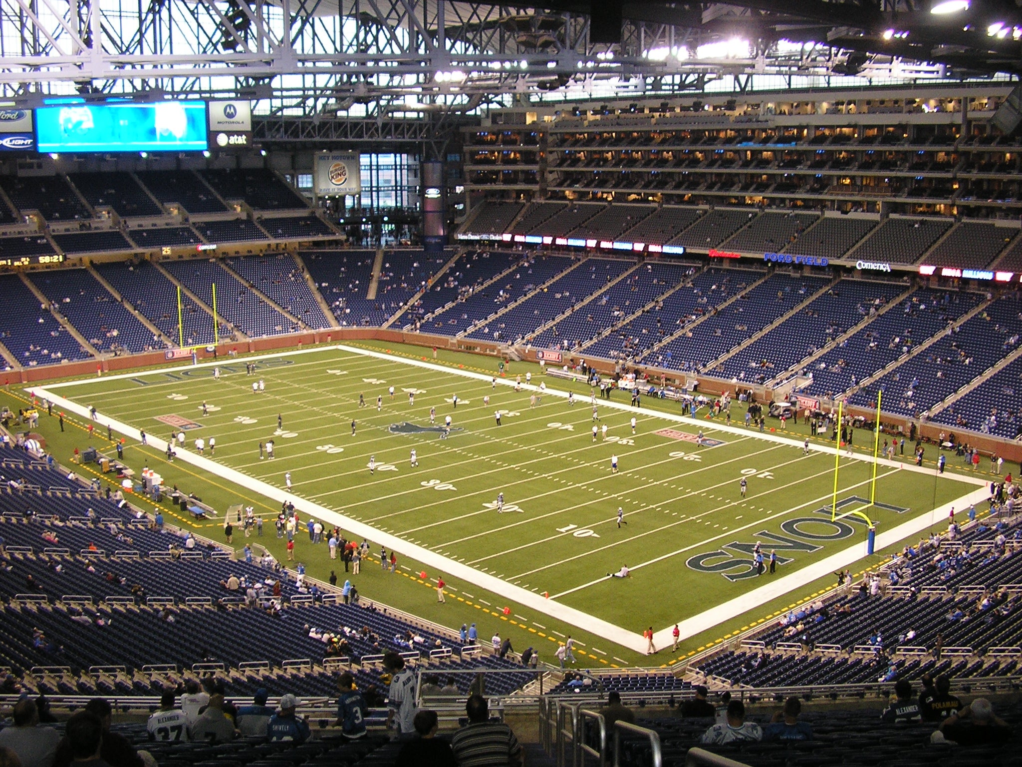 Detroit Ford Field Seating Chart