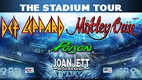 Def Leppard/Motley Crue/Poison/Joan Jett and the Blackhearts presale password for early tickets in a city near
