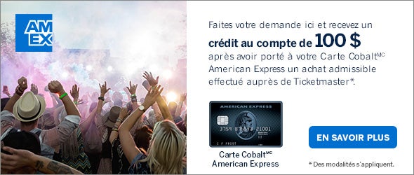credit au compte de 100$