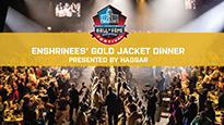 Enshrinees' Gold Jacket Dinner Pres. By Haggar