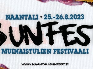 Naantali Sunfest: Friday tickets | Fri, 25 Aug 2023 Naantalin kirkkopuisto,  NAANTALI