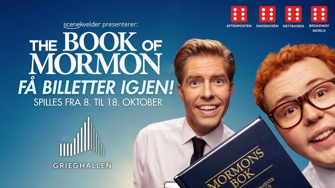 The Book of Mormon | FÅ BILLETTER IGJEN!