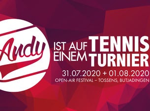Andy Ist Auf Einem Tennisturnier Andy Ist Auf Einem Tennisturnier