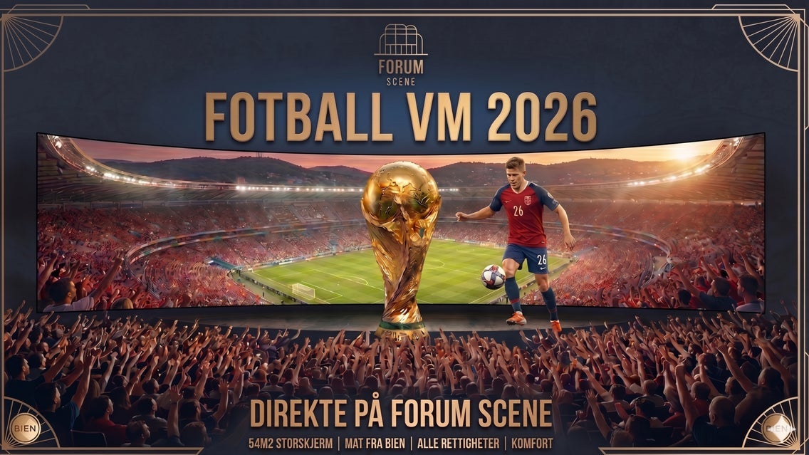 Fotball VM på Forum Scene - Dagspass 11.juni