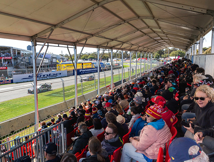 Pit Entry Grandstand