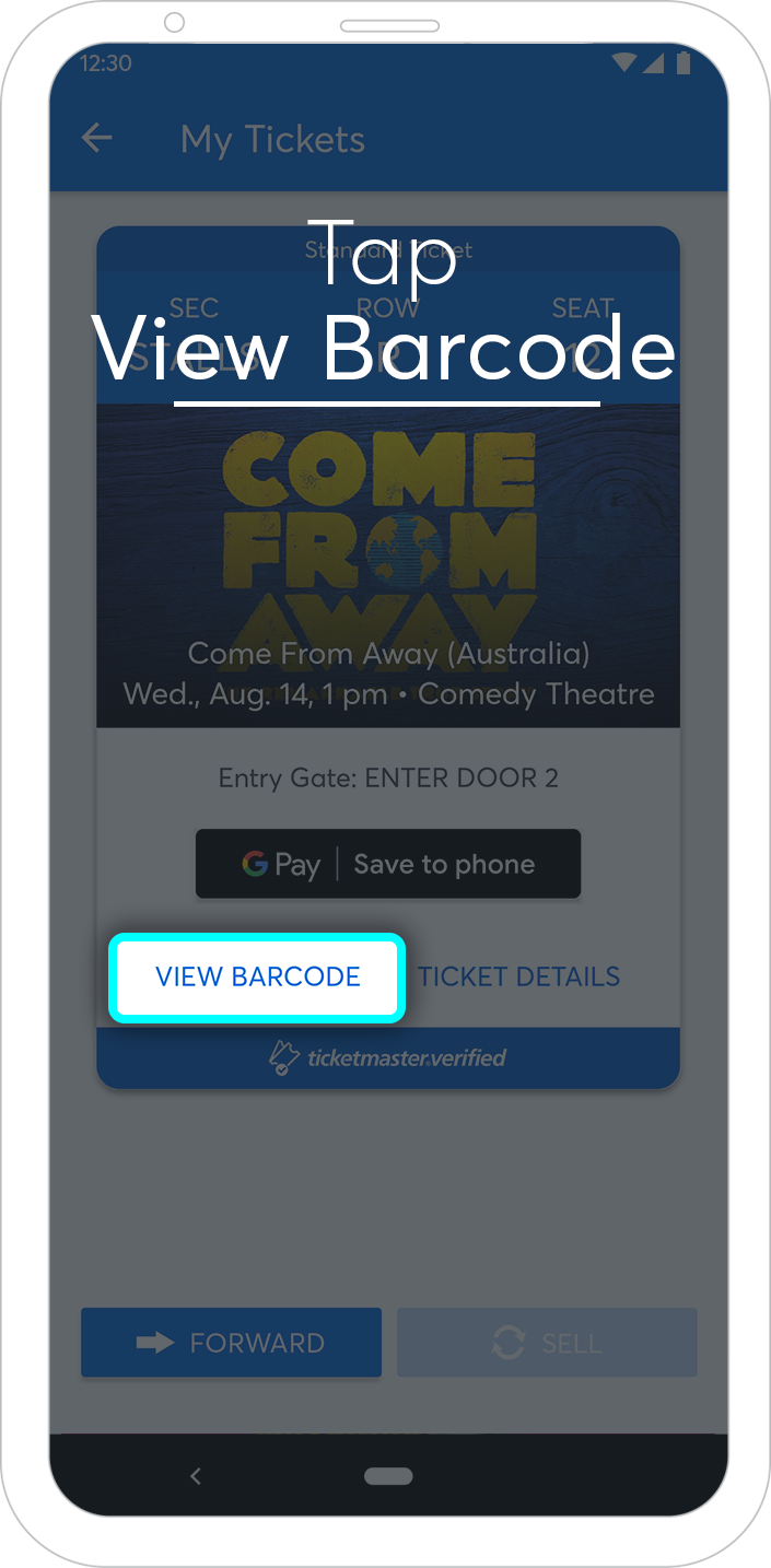 Mobile Tickets With Ticketmaster. Your Phone Is Your Ticket