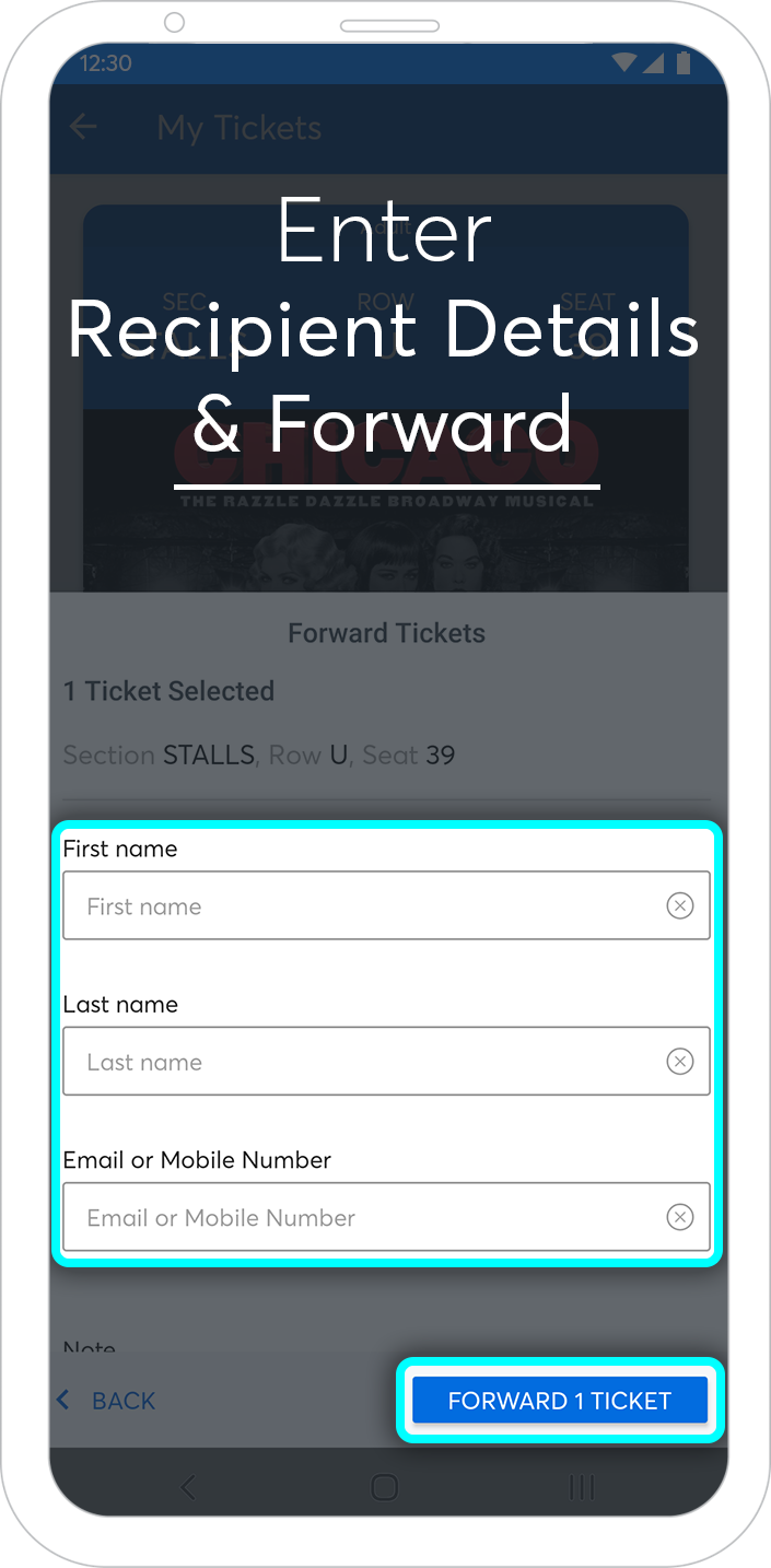 Tickets Forward With Ticketmaster. Your Phone Is Your Ticket