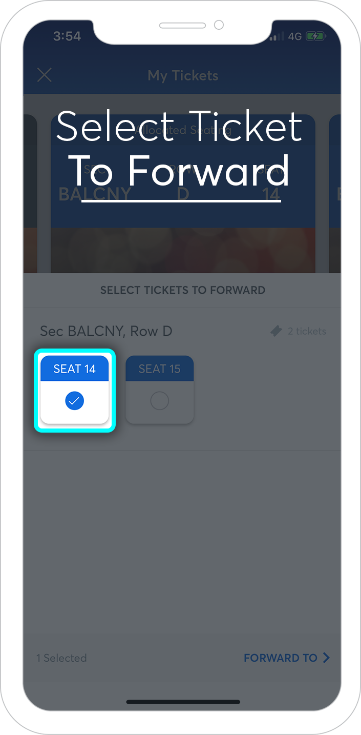 Tickets Forward With Ticketmaster. Your Phone Is Your Ticket