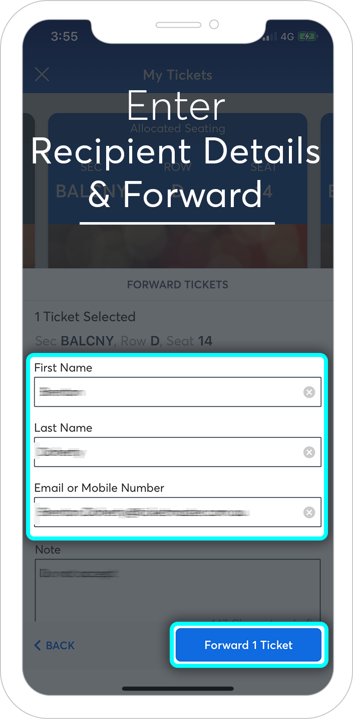 Tickets Forward With Ticketmaster. Your Phone Is Your Ticket