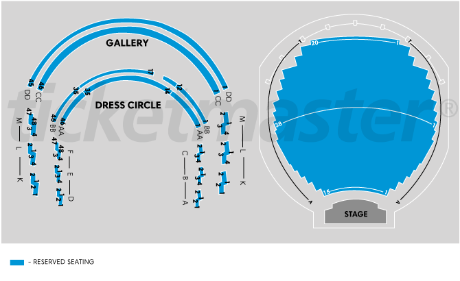 Riverside Theater Perth Seating Map | Elcho Table