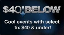 $40 Below Tickets