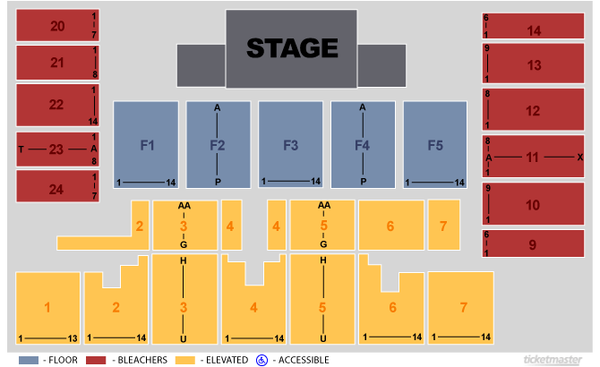 7 Flags Event Center Clive Iowa Seating Chart