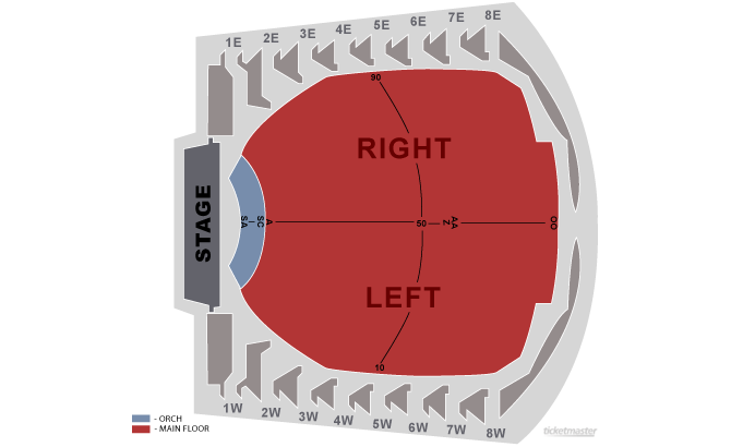 Des Moines Performing Arts Civic Center Seating Chart