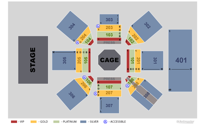 Winstar world casino seating chart
