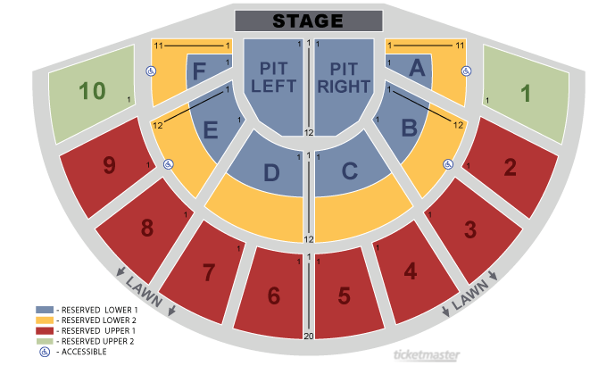 Berkeley Greek Theater Seating Chart General Admission