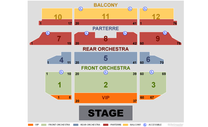 Venetian Opaline Theatre Seating Chart