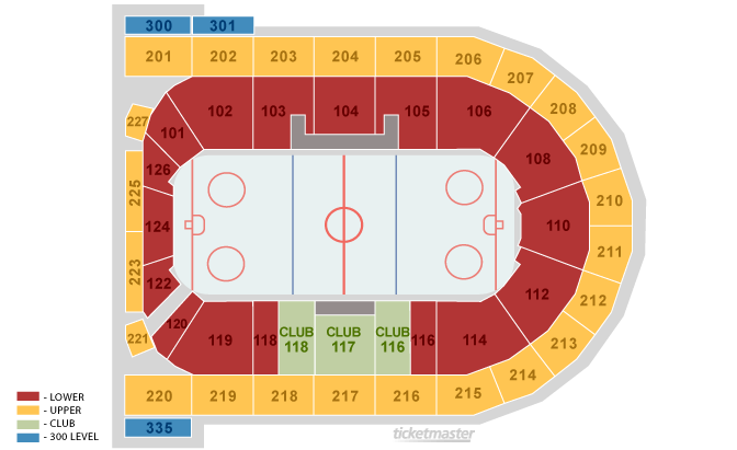Wilkes Barre Penguins Seating Chart