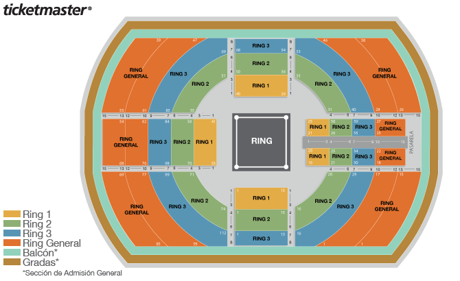 Arena Mexico Lucha Libre Seating Chart