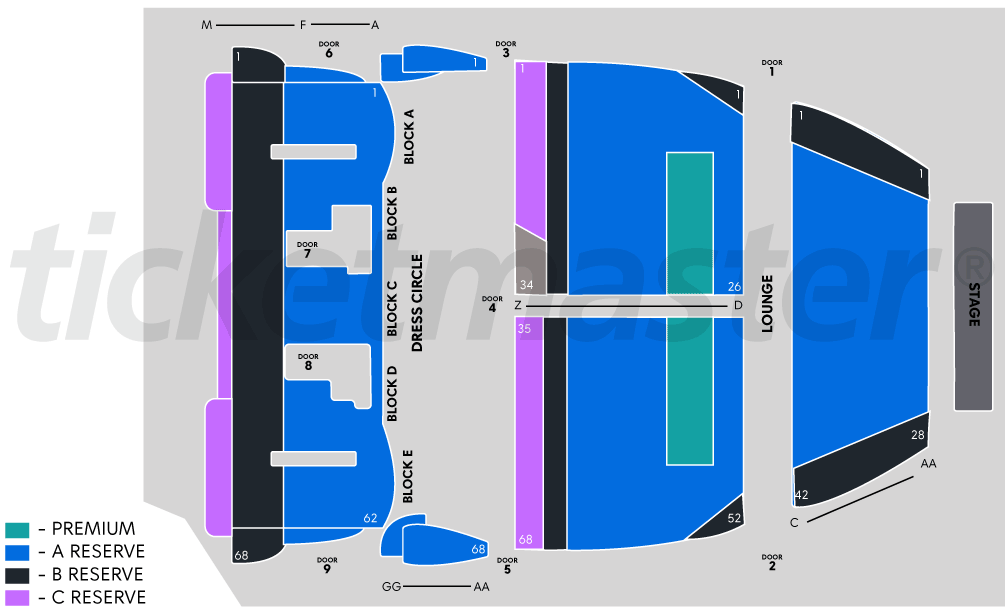 49+ Crown theatre seating plan perth