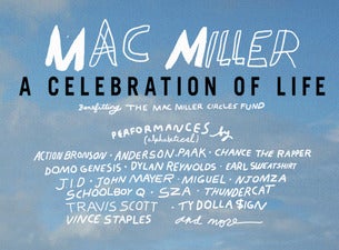 mac miller a celebration of life poster
