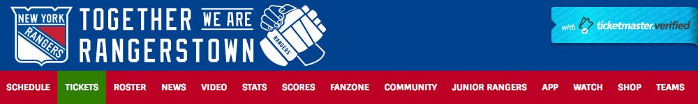 New York Rangers Tickets | Single Game Tickets & Schedule