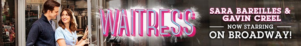 PLAYBILL OFFER FOR WAITRESS ON BROADWAY!